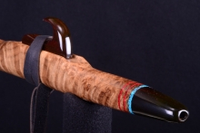 Myrtle Burl Native American Flute, Minor, High C-5, #H33L